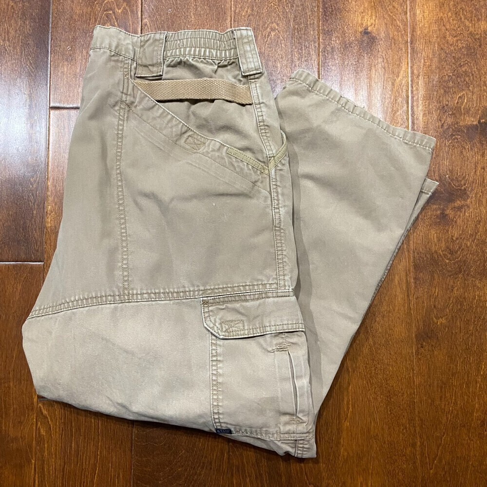 5.11 Tactical Gear Cargo Utility Workwear Outdoors Khaki Tan Pants Size 38 x 30 - Picture 8 of 8